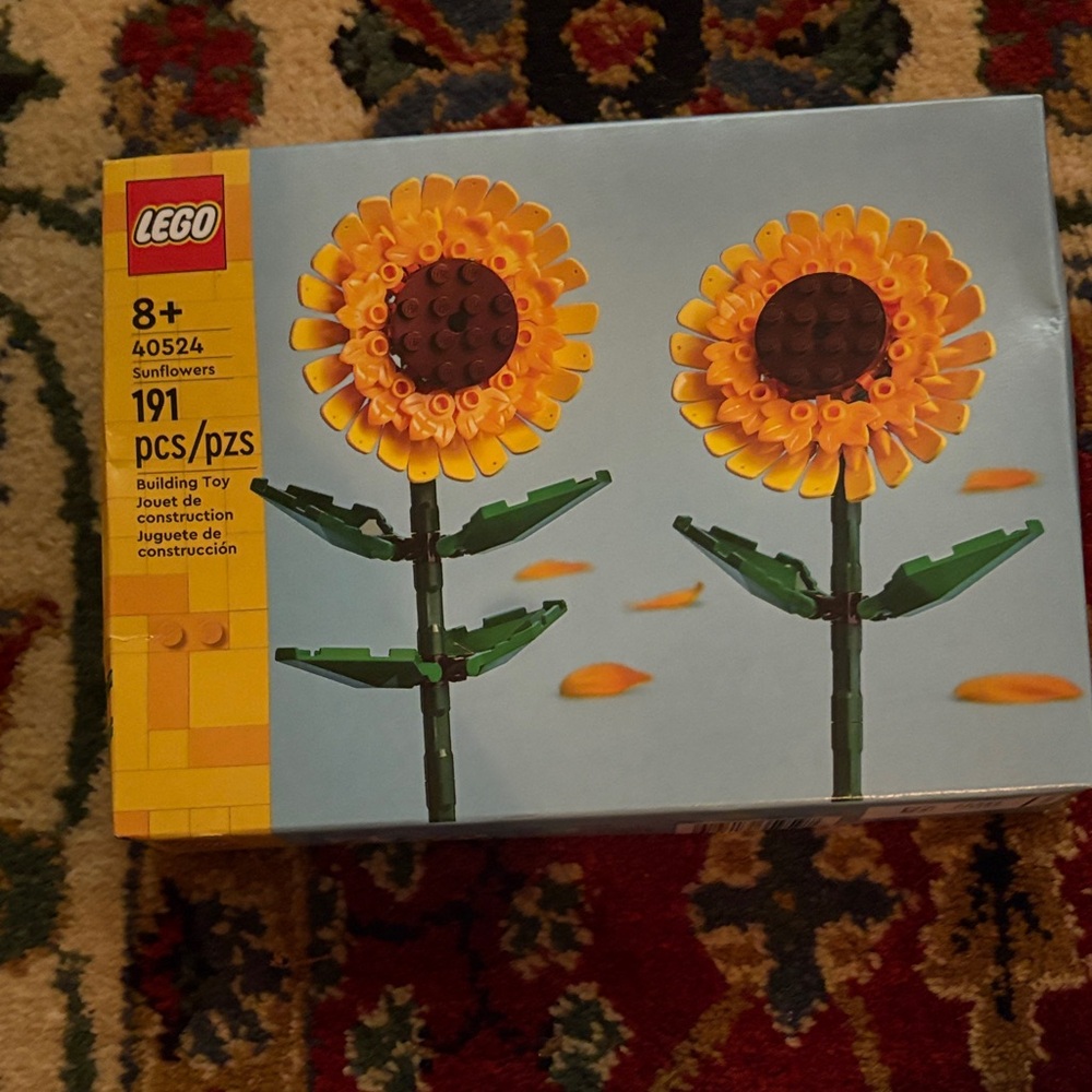 LEGO Sunflower Set with Yellow Petals